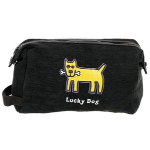 Life Is Good Jake‘s Lucky Dog Travel Dop Bag Zipper Pouch NWT Christmas Present